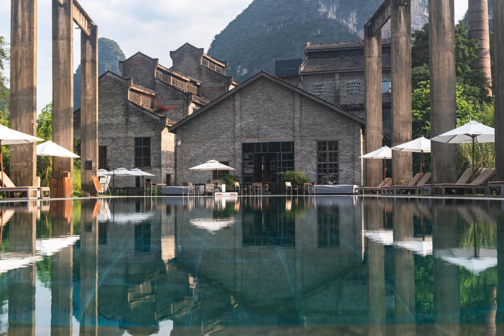 Hotel Yangshuo Sugar House Exterior foto