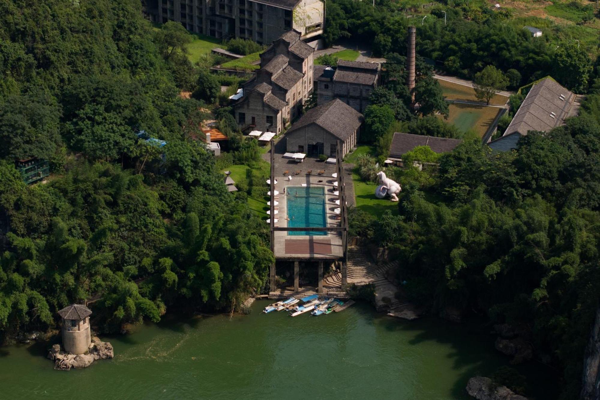 Hotel Yangshuo Sugar House Exterior foto